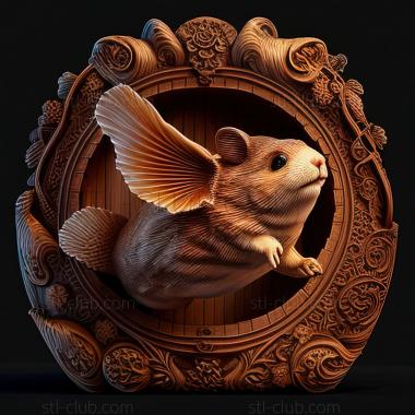 3D модель Игра летающий хомяк (STL)